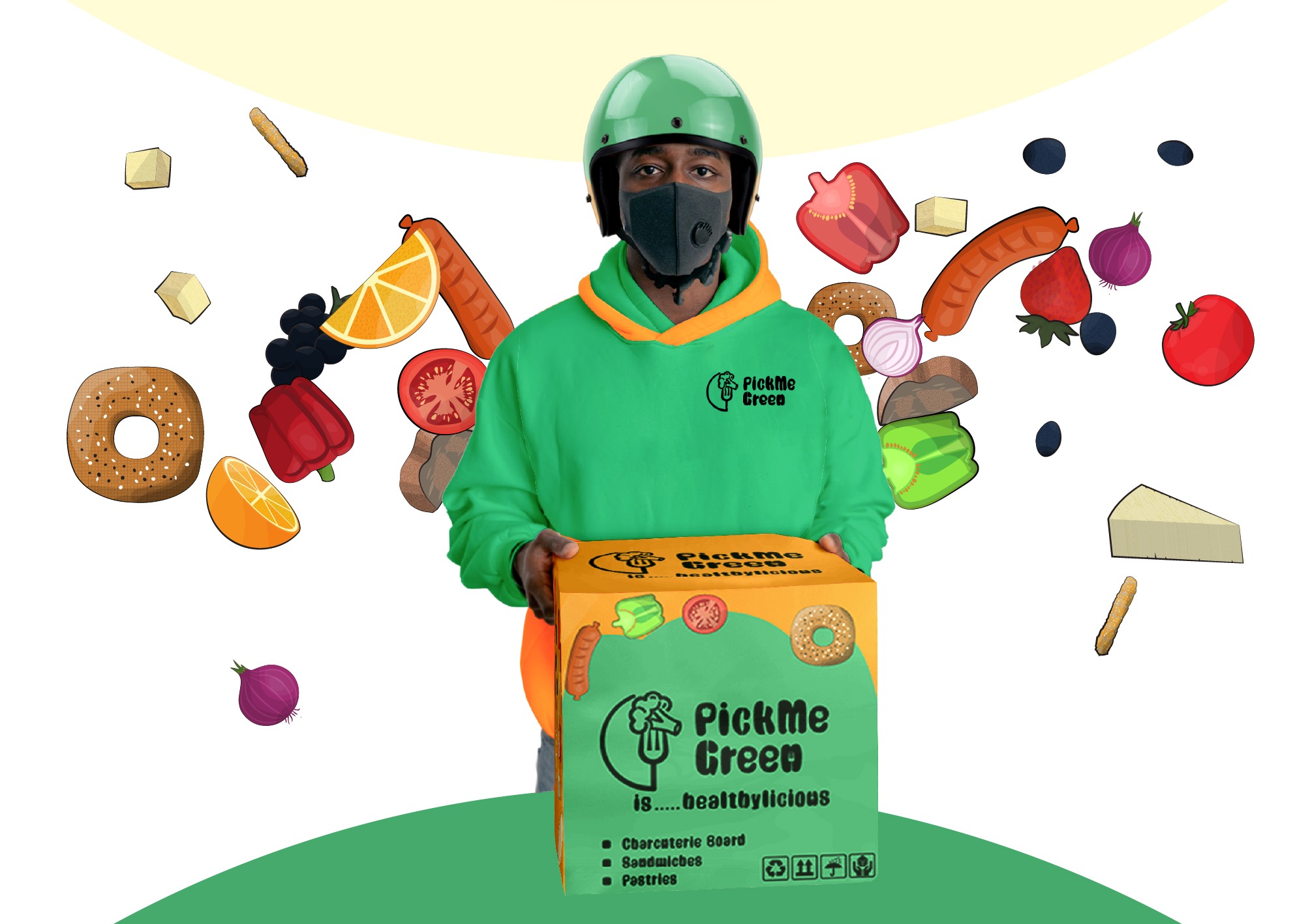 graphic design, branding, web design, graphic, rebrand - PickMeGreen - Brand Identity Guideline - Projects - TrendSetArt